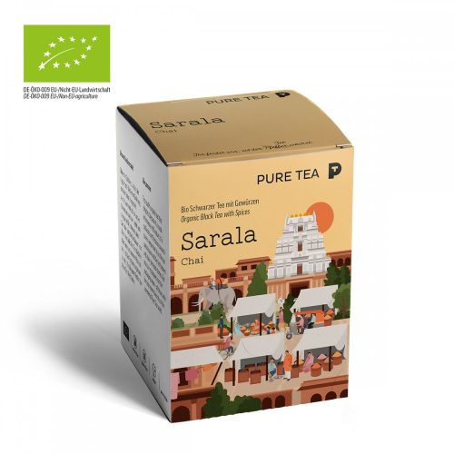 Sarala Chai selyemfilteres fekete tea