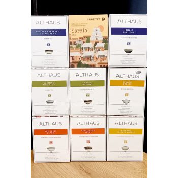 Althaus selyemfilteres tea válogatás (9x15db)