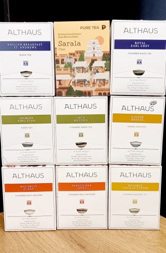 Althaus selyemfilteres tea válogatás (9x15db)