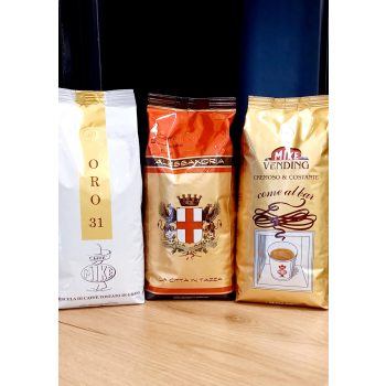   Intenzív ízvilágú szemes kávé kedvelők válogatása (2×1kg+1×500g)