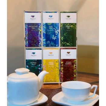 Niktea Deli Pack Display 6 rekeszes teatároló állvány