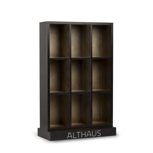 Alhaus Deli Pack Display 9 rekeszes fa tea állvány
