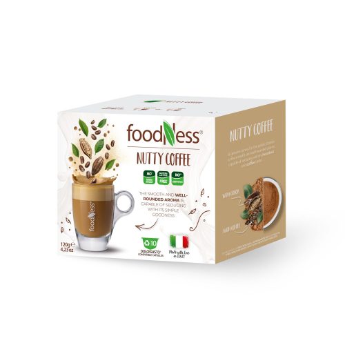 FoodNess Nutty Coffee Dolce Gusto kompatibilis kapszula (10db)