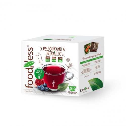 FoodNess Blueberry&Pomegranate Dolce Gusto kompatibilis kapszula (10db)