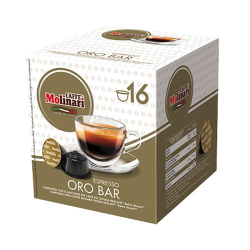 Molinari Espresso Oro Bar Nespresso kompatibilis kávékapszula (16db)