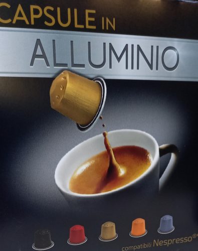Molinari 100% Arabica Nespresso kompatibilis kávékapszula alluminio 10*5g